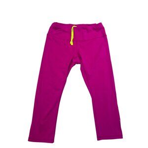 Brooks Drilayer Technology Cropped Leggings Pants Women's Size M Pink Stretch